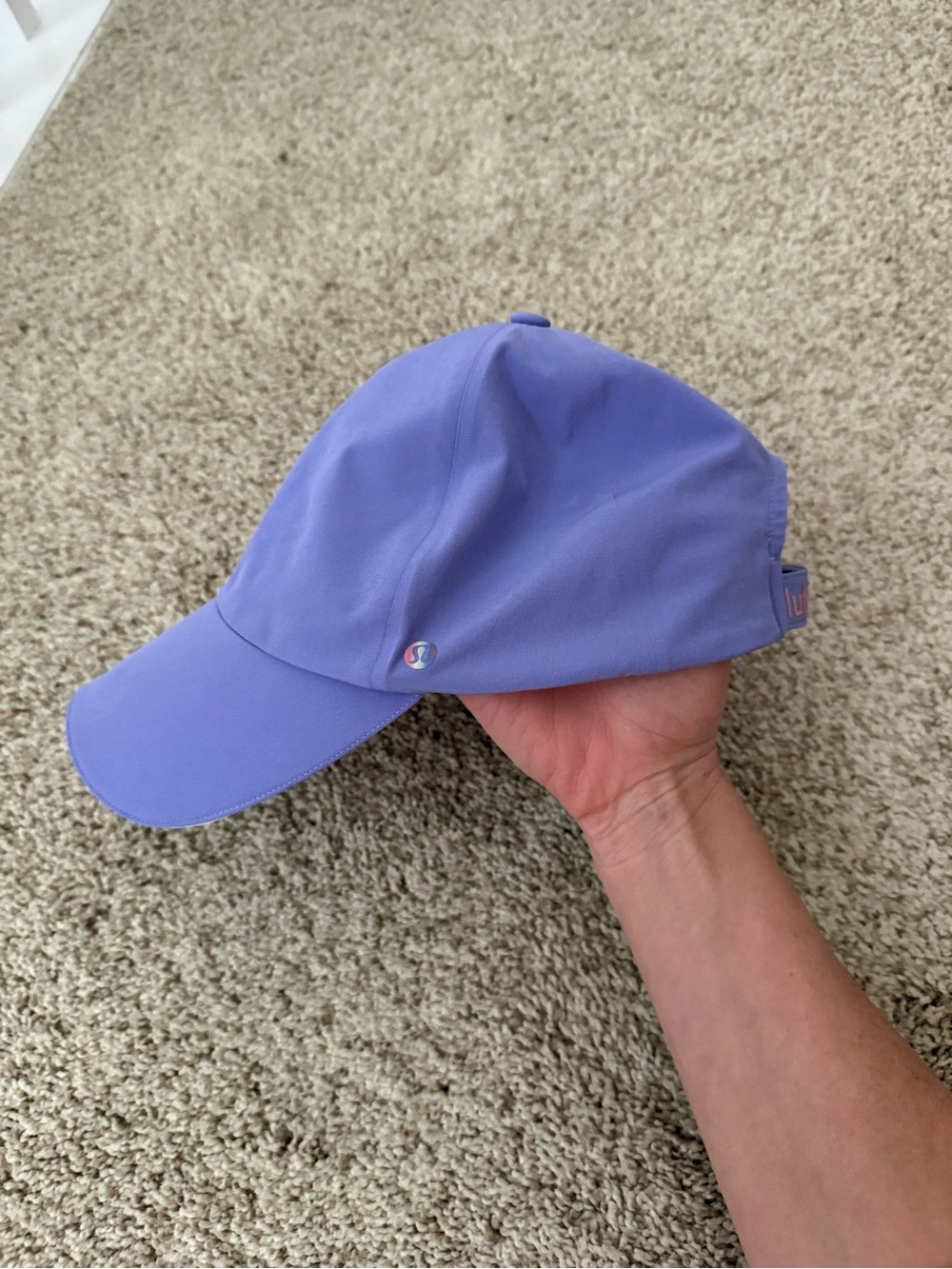 Lululemon Fast and Free Running Hat Velcro Back Limited Edition